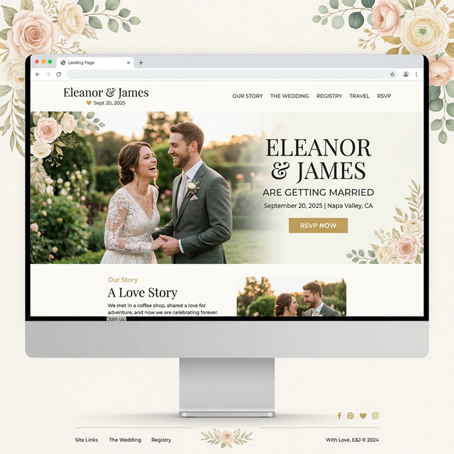 Wedding Website Invitations
